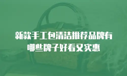 新款手工包清洁推荐品牌有哪些牌子好看又实惠