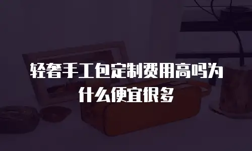 轻奢手工包定制费用高吗为什么便宜很多