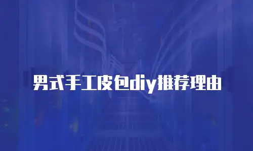 男式手工皮包DIY推荐理由