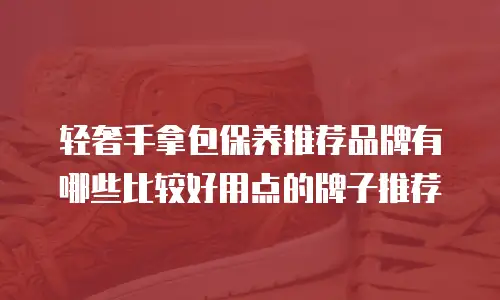 轻奢手拿包保养推荐品牌有哪些比较好用点的牌子推荐
