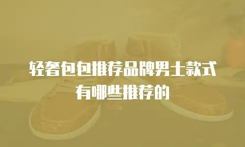 轻奢包包推荐品牌男士款式有哪些推荐的