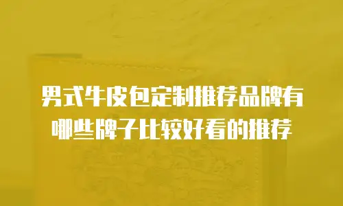男式牛皮包定制推荐品牌有哪些牌子比较好看的推荐