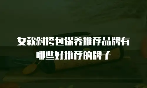 女款斜挎包保养推荐品牌有哪些好推荐的牌子