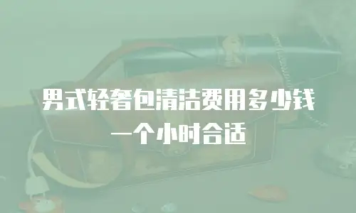 男式轻奢包清洁费用多少钱一个小时合适