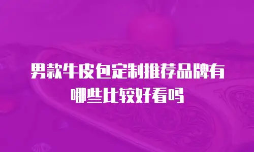 男款牛皮包定制推荐品牌有哪些比较好看吗