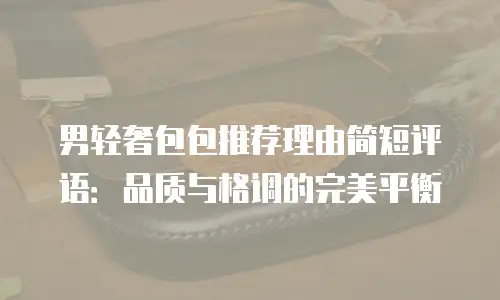 男轻奢包包推荐理由简短评语：品质与格调的完美平衡