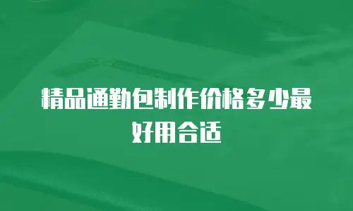 精品通勤包制作价格多少最好用合适