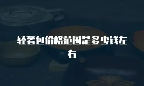 轻奢包价格范围是多少钱左右
