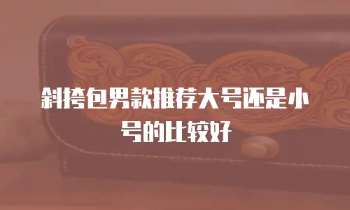 斜挎包男款推荐大号还是小号的比较好