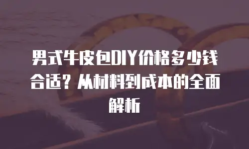 男式牛皮包DIY价格多少钱合适？从材料到成本的全面解析