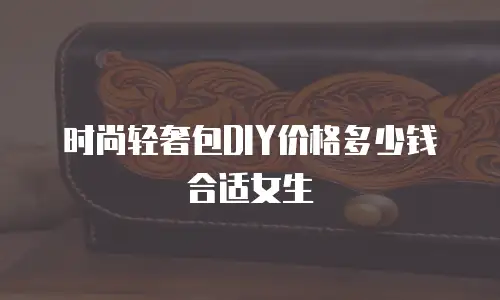 时尚轻奢包DIY价格多少钱合适女生