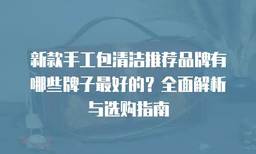 新款手工包清洁推荐品牌有哪些牌子最好的？全面解析与选购指南