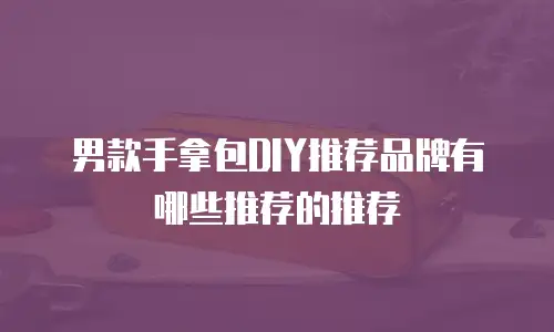 男款手拿包DIY推荐品牌有哪些推荐的推荐