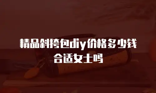 精品斜挎包diy价格多少钱合适女士吗