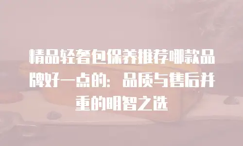 精品轻奢包保养推荐哪款品牌好一点的：品质与售后并重的明智之选