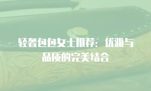 轻奢包包女士推荐：优雅与品质的完美结合