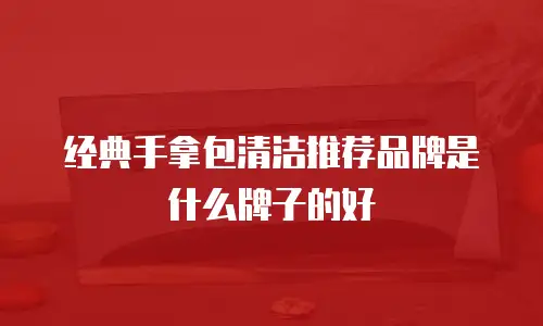 经典手拿包清洁推荐品牌是什么牌子的好