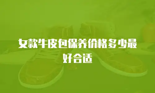 女款牛皮包保养价格多少最好合适