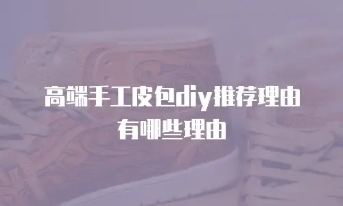 高端手工皮包diy推荐理由有哪些理由