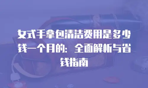 女式手拿包清洁费用是多少钱一个月的：全面解析与省钱指南