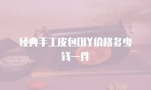 经典手工皮包DIY价格多少钱一件