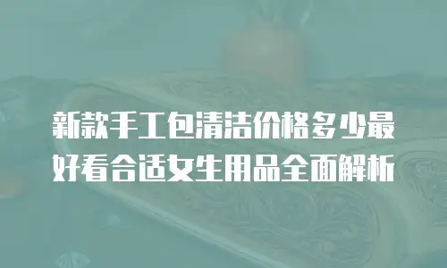 新款手工包清洁价格多少最好看合适女生用品全面解析