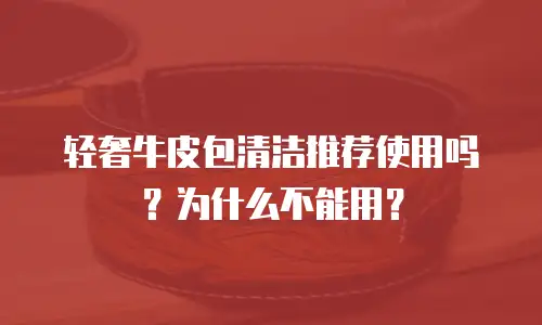 轻奢牛皮包清洁推荐使用吗？为什么不能用？
