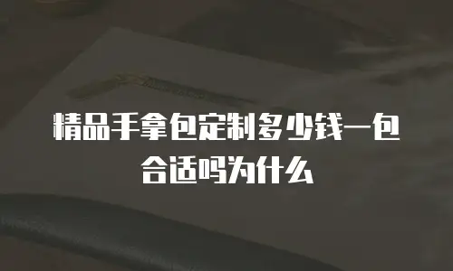 精品手拿包定制多少钱一包合适吗为什么
