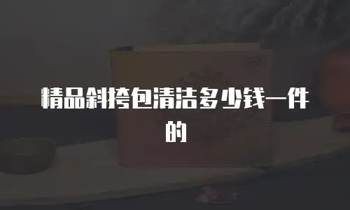 精品斜挎包清洁多少钱一件的