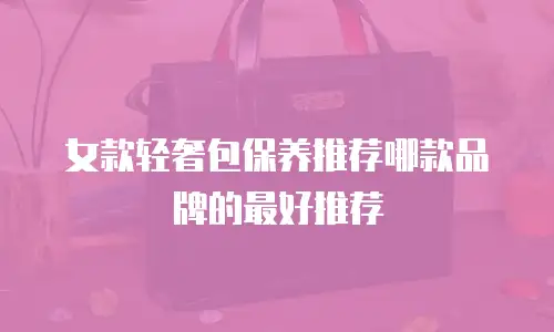 女款轻奢包保养推荐哪款品牌的最好推荐