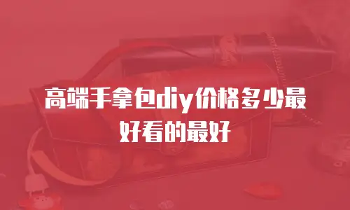 高端手拿包diy价格多少最好看的最好
