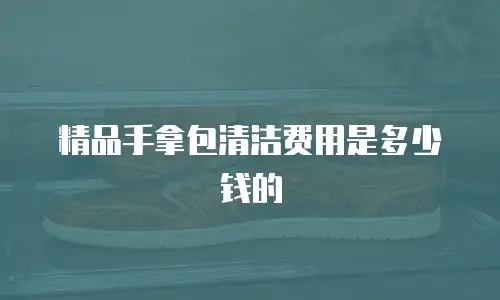 精品手拿包清洁费用是多少钱的