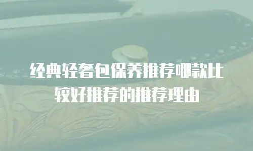 经典轻奢包保养推荐哪款比较好推荐的推荐理由