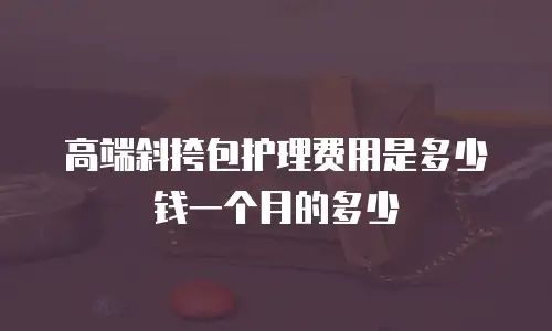 高端斜挎包护理费用是多少钱一个月的多少
