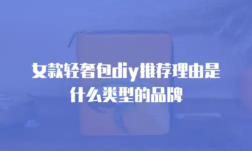 女款轻奢包diy推荐理由是什么类型的品牌