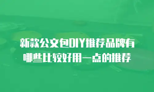 新款公文包DIY推荐品牌有哪些比较好用一点的推荐