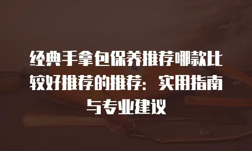 经典手拿包保养推荐哪款比较好推荐的推荐：实用指南与专业建议