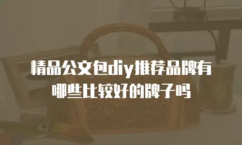 精品公文包diy推荐品牌有哪些比较好的牌子吗