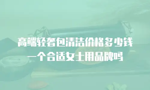 高端轻奢包清洁价格多少钱一个合适女士用品牌吗