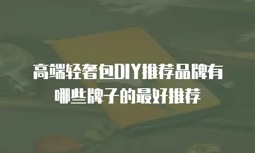 高端轻奢包DIY推荐品牌有哪些牌子的最好推荐