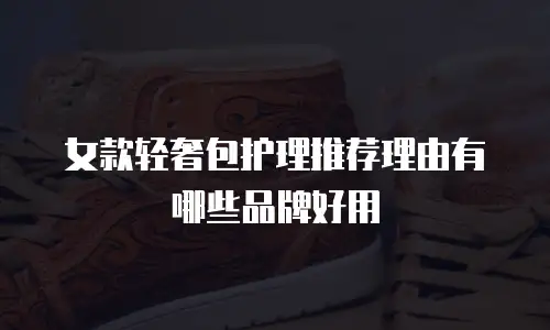 女款轻奢包护理推荐理由有哪些品牌好用