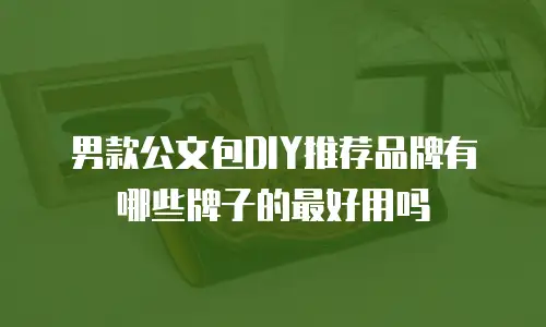 男款公文包DIY推荐品牌有哪些牌子的最好用吗
