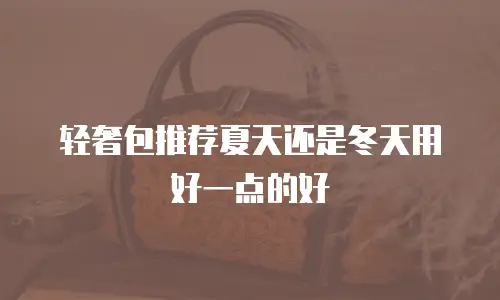 轻奢包推荐夏天还是冬天用好一点的好