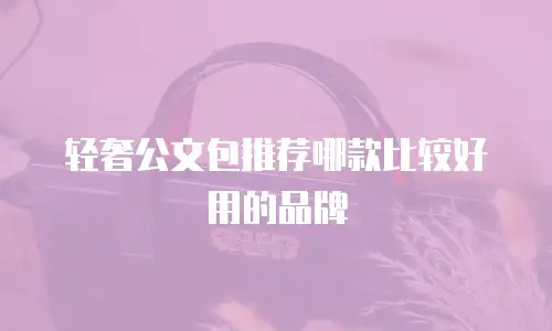 轻奢公文包推荐哪款比较好用的品牌