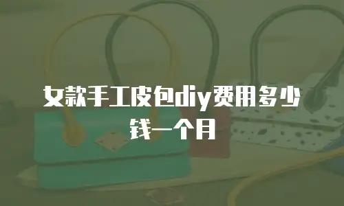 女款手工皮包diy费用多少钱一个月