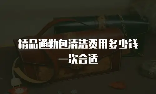 精品通勤包清洁费用多少钱一次合适