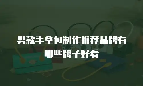 男款手拿包制作推荐品牌有哪些牌子好看