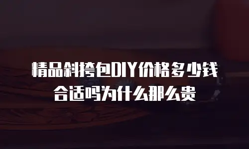 精品斜挎包DIY价格多少钱合适吗为什么那么贵