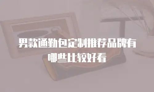 男款通勤包定制推荐品牌有哪些比较好看