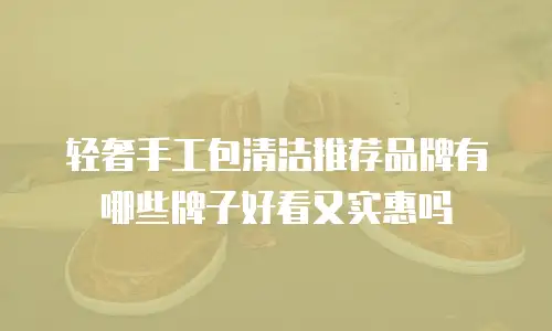 轻奢手工包清洁推荐品牌有哪些牌子好看又实惠吗